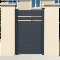 Portail de jardin et clôture résidentielle en aluminium moderne, étanche, antirouille, résistant aux UV, facile à installer, écologique