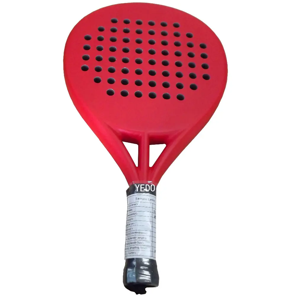 OEM padel دائم 38 مللي متر 3K/المنسوجة التيتانيوم raquete مضرب الشاطئ تنس padel مضارب