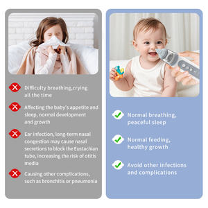 X70 aspiratore nasale elettrico per bambini a bassa pressione in <span class=keywords><strong>Silicone</strong></span> alimentare per aspirazione nasale per neonati forniture per bambini - Product Image 2