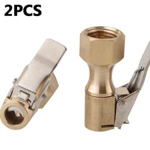 All-Copper 1/4\" Internal <b>Thread</b> Air Pump Nozzle with Pressure Handle Tire Inflator Gun Head - Product Image 1