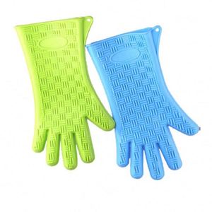 Guantes de Silicona para Horno, Resistentes al Calor Extremo, Guantes para Barbacoa, para Manejar Alimentos Calientes Directamente en la Parrilla o Freidora - Product Image 1