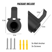 Support mural pour câble de chargeur EV Type 1 15A 16A 32A, nouveau support mural pour pistolet de charge EVSE, vente chaude, directement de l'usine