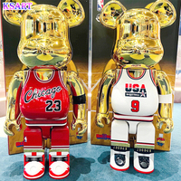 Statues Bearbrick populaires à 100 %, 70 cm de haut, idéales pour la décoration de vitrine.