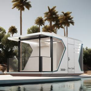 Conception détachable de conception économe en frais d'expédition Portable Capsule House Bureau résidentiel Préfabriqué Pod Capsule Hôtel avec toilette Salle de bain - Product Image 2