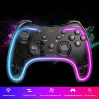 Manette sans fil pour nintendo Switch/Lite/OLED Console Pro Gamepad pour Android Mobile pour IOS pour Windows PC LED Joysticks