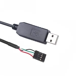 USB至TTL串行电缆3.3V 3p杜邦接头连接器3针3V3 UART适配器