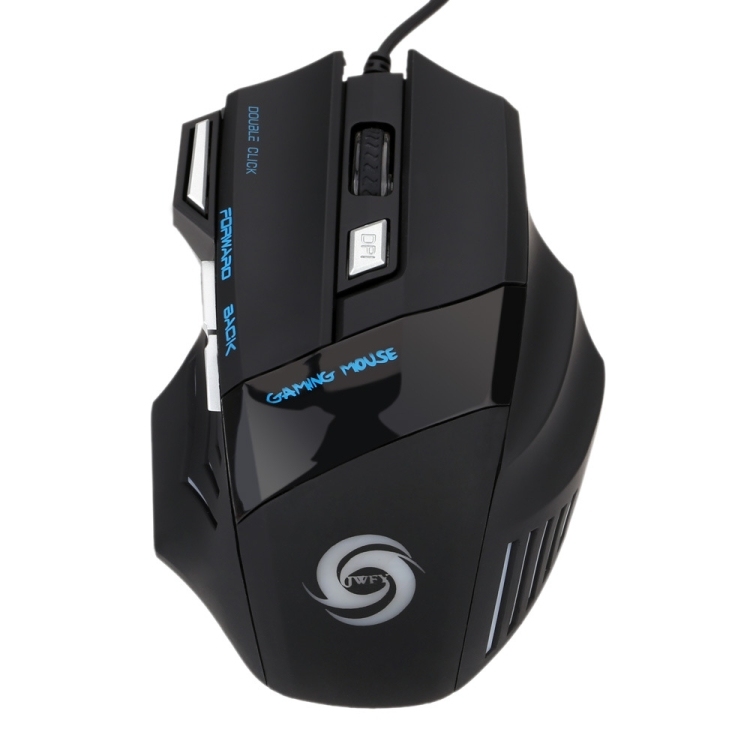 Factory Sale HXSJ A868 7-Keys Colorful Luminous Wired Mouse with