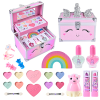 Set Perlengkapan Rias Anak-Anak Diskon Besar, Kosmetik Asli yang Dapat Dicuci, Set Mainan Kosmetik Putri