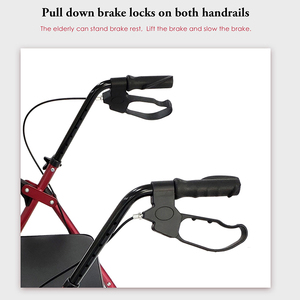 Andador con Ruedas <span class=keywords><strong>de</strong></span> Aluminio para Exteriores Senyang, Andador y Rollator al por Mayor para Personas Mayores y Obesas - Product Image 4