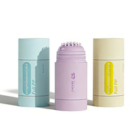 Envases de Plástico PP de 50 ml Personalizados para Desodorante, con Tapa de Rosca, para Gel Sólido Antitranspirante, con Diseño de Barra Redonda