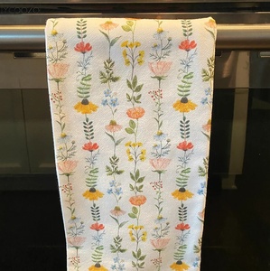 Asciugamani da cucina asciugamani da tè in cotone <span class=keywords><strong>con</strong></span> <span class=keywords><strong>fiori</strong></span> decorazioni per la fattoria asciugamano per sacco di farina - Product Image 2