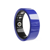 Bague Intelligente NFC pour Paiement et Contrôle d'Accès, Bague Connectée Bluetooth sans Fil avec Moniteur de Santé, Pression Artérielle, SpO2 et Suivi d'Activité Physique