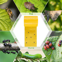Pièges à insectes agricoles YOMO double face jaune et bleu non toxiques, rouleaux de colle solides pour tiques, vente chaude