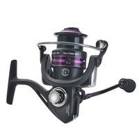 Reel Pancing Spinning Berkualitas Tinggi dengan Spool Logam dan Bodi Plastik Murah untuk Sungai, Aliran, dan Danau
