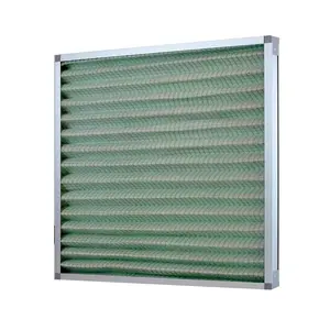 מסנן קפלים יעילות ראשונית G4 HVAC Filter MERV8 פנל עם עיצוב קפלים מסנן אוויר מראש ביעילות גבוהה