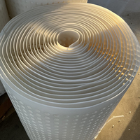 Planche de drainage en relief pour toit de jardin imperméable en HDPE Shengfeng / Feuille de géotextile pour chantiers de construction, sous-sols