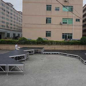 Escenario Portátil Modular Desmontable de Aluminio con Fácil Montaje para Actuaciones en Festivales al Aire Libre - Product Image 4