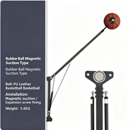 Correcteur de posture pour entraînement au tir au basketball, machine à retour de ballon, aide pédagogique pour la salle de sport, entraînement de force, en acier, 210 cm