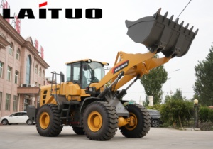 Trang trại nông nghiệp giá rẻ 4 5 6ton mini loader ổ đĩa bốn bánh thủy lực đa chức năng Loader cho bán - Product Image 5