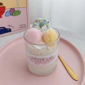 <span class=keywords><strong>Candele</strong></span> di gelato <span class=keywords><strong>profumate</strong></span> fatte a mano di lusso Private Label aromatico Dessert <span class=keywords><strong>candele</strong></span> personalizzate all'ingrosso barattolo di vetro per <span class=keywords><strong>fai</strong></span> <span class=keywords><strong>da</strong></span> <span class=keywords><strong>te</strong></span> cibo casa - Product Image 1