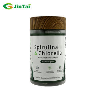 Integratori Erboristici per Adulti: Capsule di Spirulina e Clorella per la Prostata, il Sistema Immunitario e la Salute Digestiva - Product Image 1