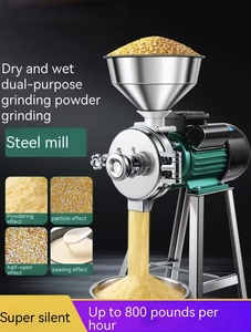 מכונת טחינה שקטה למפעלים, לטחינת דגנים יבשים ורטובים, תבלינים, חיטה, סויה, תירס, אורז, מכונת טחינת חלב, מחיר טחנת קמח - Product Image 4