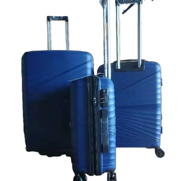 Conjunto de bagagem de mala de 20 "/24/28", conjunto de 3 peças de malas de carrinho de viagem em pp, com novo design