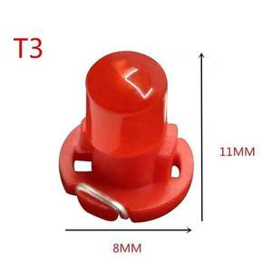 Ampoules LED pour instruments de voiture T3 T42 T47, feux indicateurs COB, feux de console centrale, feux d'affichage, 12V 1W, petites lumières - Product Image 6