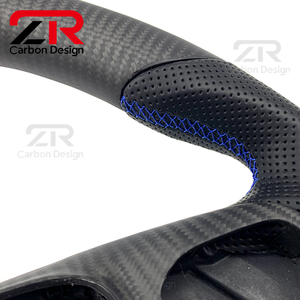 <span class=keywords><strong>พวงมาลัย</strong></span>รถยนต์แบบสปอร์ตตกแต่งพิเศษ คาร์บอนไฟเบอร์เคลือบด้าน หุ้มหนัง สำหรับรถฟอร์ด โฟกัส MK4 MK8 เฟียสต้า ST MK7 MK7.5 ปี 2009-2017 - Product Image 4