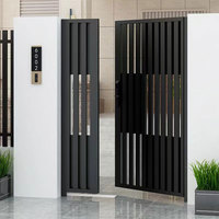 Porte coulissante de style nigérian, modèles de portes d'entrée, portes en acier, entrée extérieure