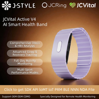 JCVital 2501 SDK APL OEM ODM Braccialetto Intelligente con Monitoraggio SpO2 e Frequenza Cardiaca, Braccialetto Medico con Analisi Dati AI