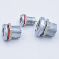 Connecteur circulaire étanche IP66/68 Push-Pull à verrouillage automatique, compatible avec les fiches ODU Fischer S et les prises DBPE série 102-105F, 2-27 broches