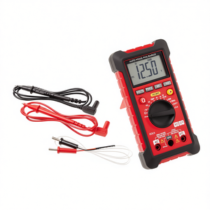 Multímetro Digital con Rango Automático, 1250 Vdc, Medidor de Voltaje CA/CC, Corriente, Resistencia y Temperatura, con Cables - Product Image 2