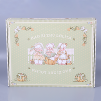 Boîtes d'emballage et d'expédition en carton ondulé recyclé imprimées, pliables, personnalisables en couleur, pour vêtements, boîte à courrier en kraft avec pelliculage mat