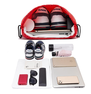 Sac à dos de sport en polyester et nylon, personnalisé, imperméable, avec cordon de serrage, pour la promotion en gros - Product Image 6