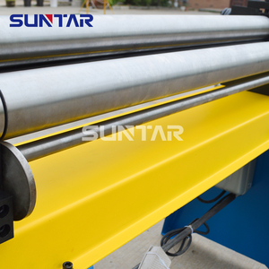 Suntay الكهربائية 3 لفة الصفائح المعدنية المتداول بندر صغيرة الألومنيوم والحديد لوحة الانحناء آلة السابق لصنع القناة - Product Image 4