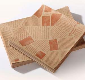 Wholesale Greaseproof <b>Wax</b> <b>Paper</b> Custom Food Wrapping <b>Paper</b> Food Grade for Pizza Sugar Packaging Custom Color Logo Restaurant Use - Product Image 5