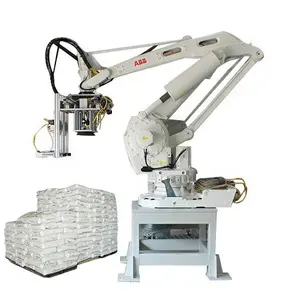 Hot Popular Automatic Robot Arm For Bag Packing Line tile Hot Sales Robot Arm Carton Case Packing Line Top Robot Palletizer