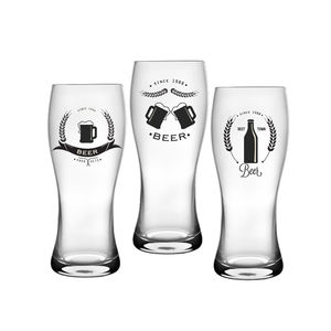 Vaso de Cerveza Estilo <span class=keywords><strong>Pub</strong></span> Británico, Vasos para Beber Cerveza, Vasos de Cerveza Irlandeses de 16 oz - Juego de 6 con Logotipo Impreso, Logotipo Personalizado - Product Image 6