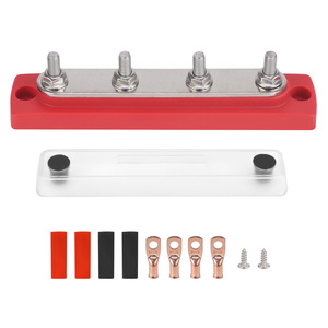 RV <b>Yacht</b> Busbar 48V 150A Mini Terminal Set With 6xM6 Studs Nickel Plated Copper Nylon PA66 Cover - Product Image 5