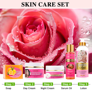 Creme Clareador OEM/ODM, Loção, Óleo, Sabonete Clareador para Rosto e Corpo, Vitamina C, Remoção de Rugas, Conjunto de Cuidados com a Pele para Remoção de Manchas Escuras - Product Image 6