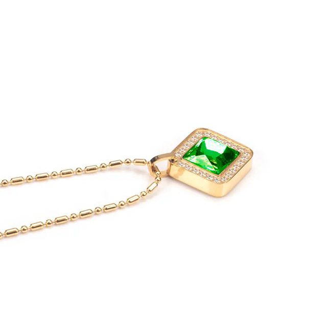 Fatingna Rare Earth Stainless Steel Jewelry Pendant Trendy Germanium Magnetic Negative Ion Health Care Necklace