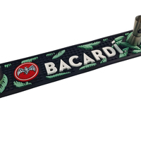 Tapis de bar en silicone réutilisable, écologique, antidérapant et imperméable avec logo personnalisé pour comptoir de bar, maison et restaurant