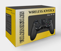 Turbo para Joysticks de Gamepad Inalámbricos para P3 y para P4 con Motor de Vibración, Accesorio de Controlador