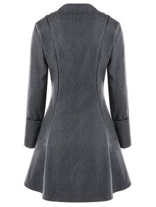 Chaqueta de mujer abrigo Medieval Retro encaje victoriano gótico manga larga botón Tailcoat Steampunk Halloween fiesta disfraz ropa - Product Image 5