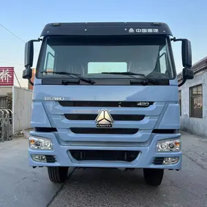 Used Sino Truck Howo Tractor Truck 6x4 420HP Euro2/3/4 Low Mileage Second Hand Trailer Tractor Head