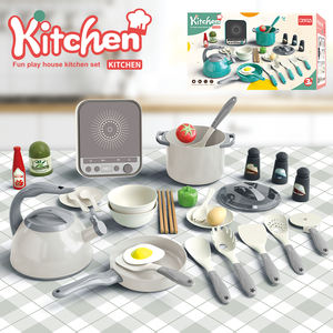 KSF Offre Spéciale : Ensemble de Cuisine Créative pour Enfants – <span class=keywords><strong>Jouet</strong></span> de Cuisson en Plastique avec Induction et Éclairage, Autocuiseur et Bouilloire – Kits de Cuisine Jouets - Product Image 4