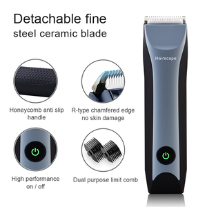 Professional Electric Personal Grooming Detachable Waterproof Groin <strong>Hair</strong> Clipper <strong>Body</strong> <strong>Trimmer</strong> for <strong>Man</strong> - Product Image 6