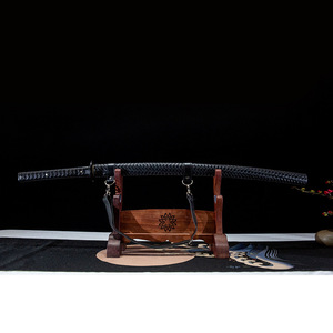 Épée de samouraï Bouddha Invincible de 103 cm, acier à haute teneur en manganèse <span class=keywords><strong>1060</strong></span>, collection d'épées Iaiai, accessoires de cosplay, cadeaux pour garçons - Product Image 2