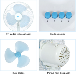 Ventilador de Mesa Económico, Ventilador de Escritorio de 16 Pulgadas, Silencioso, Portátil, de Alta Calidad, Alta Velocidad, Oscilación de 90 Grados, Decorativo, para Interiores - Product Image 5